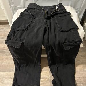 Xxs black cargo jeans women’s
